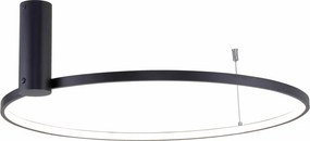 ZUMA LINE 89429-60BK HORIK Kerek Mennyezeti Lámpa Fekete LED IP20