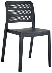 Fekete műanyag szék PAGI