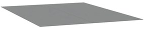 Világosszürke poliészter geotextília medencealátét 300 x 220 cm