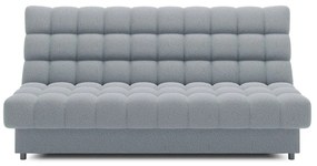 Szürke buklé kinyitható-tárolóhelyes kanapé 197 cm Clareta – ELTAP
