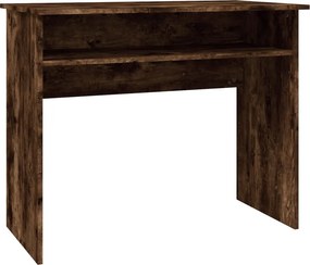 vidaXL füstös tölgy színű szerelt fa íróasztal 90x50x74 cm