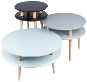 UFO fehér dohányzóasztal, Ø 70 cm - Ragaba