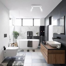 Brilagi - Fürdőszobai spotlámpa SELE 2xGU10/30W/230V IP44 fényezett króm