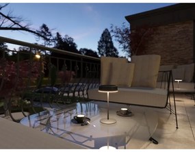 LED Dimmelhető napelemes újratölthető asztali lámpa VIVIEN LED/3W/5V 2700K IP54 fekete