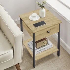 Tárolóasztal fiókkal TAYLOR ARTISAN 40x40 cm