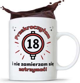 Bögre Tökéletes Ajándék Születésnapra 18 18-es 18-as évek fotónyomtatással