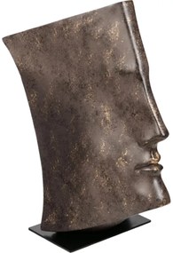 Asztali dísz 29x25x17 cm gyanta/rézszínű