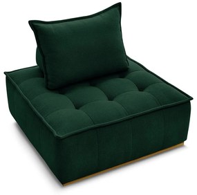 Sötétzöld zsenília fotel Elisa – Bobochic Paris