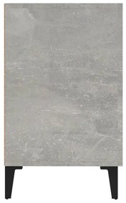 betonszürke szerelt fa tálalószekrény 100 x 36 x 60 cm