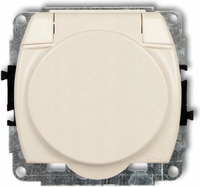 Elektromos fali aljzat Karlik bézs