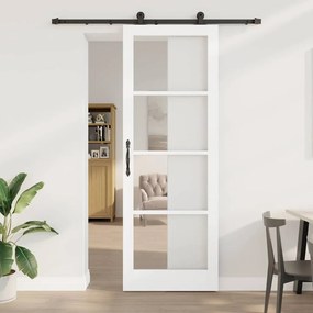 Csúszóajtó ORKDAL Fehér 83 x 232 cm Fa és fém