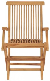 8 db tömör tíkfa kerti szék élénkzöld párnával