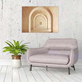 Kép - Bézs átjáró (70x50 cm)