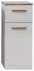 Fehér függő fürdőszoba szekrény 30x72 cm Set 931 - Pelipal