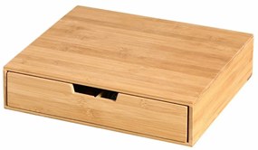 Kesper 58952 Tea és kávékapszula szervező bambus, 34 x 31 x 8 cm