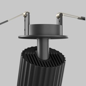 C110CL-01-GU10-B Calipso Alumínium Süllyesztett Lámpa Fekete Színű 1 x GU10 10 W IP20