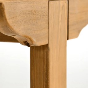 DIVERO Kerti asztal széthúzható 120-170 cm tíkfa