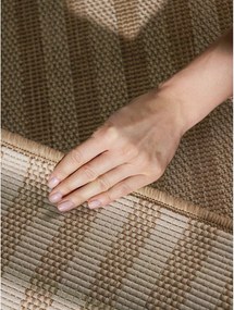 Krémszínű-natúr színű kültéri-beltéri szőnyeg 120x170 cm Haringey Linley – Ted Baker