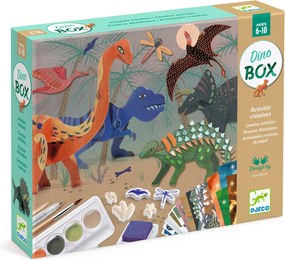 Kreatív műhely - 6 technika 1 dobozban - Dinoszauruszok világa - Dino Box