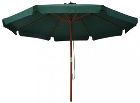 zöld kültéri napernyő farúddal 330 cm