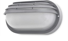 NOVOLUX 107G-G05X1A-03 FAR Modern Kültéri Fali Lámpa Szürke E27 IP44