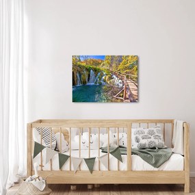 Kép - Bejárat a vízesésekhez (70x50 cm)
