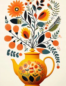 Poszter 50x65cm Buja tea