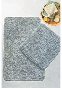 Fürdőszobaszőnyeg Szett (2 db) Cotton Basic - Szürke