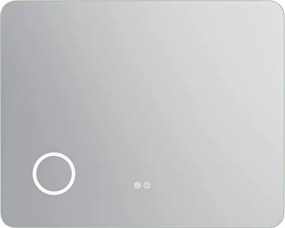 Erga Myra, LED tükör 100x80 cm kozmetikai tükörrel, 3x nagyítás, 4114 lm, 3 fényszín, háttérvilágítás, ERG-V01-MYRA-1080-00