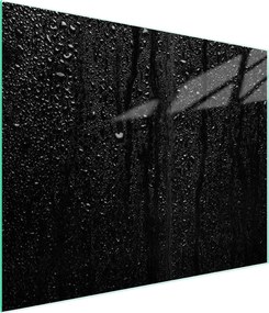 Üveg Vágódeszka 52x30 Fekete Edzett Üveg