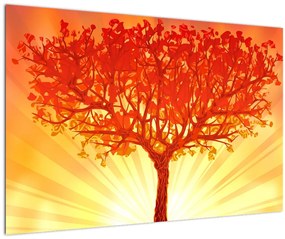 Kép - Fa a nap ragyogásában (90x60 cm)