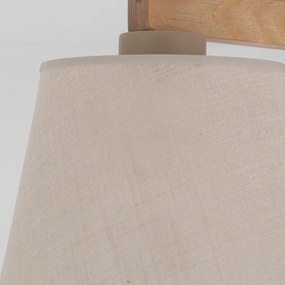 Brilagi - Felületre szerelhető csillár LATTE SABIA 3xE27/15W/230V fenyő/bézs