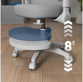 Gyermek Forgószék karfával szürke