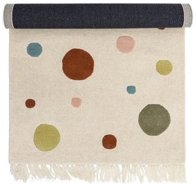 Krémszínű gyapjú gyerek szőnyeg 90x140 cm Clennie – Bloomingville Mini