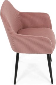 Étkezőszék rózsaszín kordbársony kárpittal – DCH-V4009 PINK6