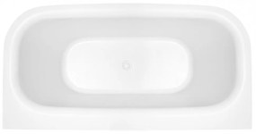 MONA egyenes fürdőkád - fényes fehér