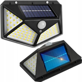 Napelemes Homlokzati Lámpa Szürkület- És Mozgásérzékelő XL