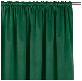 Zöld bársony dimout (részleges sötétítő) függöny 140x250 cm Velto – Filumi