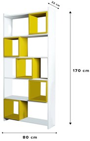 Regál Blanchet (fehér + sárga). Akció -22%. 1088219
