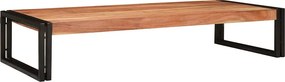 vidaXL Fürdőszobai polc polcokkal Barna 120 x 50 x 23 cm Tömör Akácfa