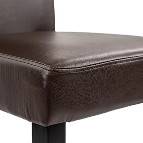 Karin 4+1 étkező garnitúra fekete-barna