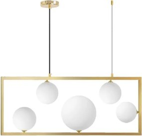 MORETTI MO7346 JOY Arany Színű Függeszték 5xG9 25W IP20
