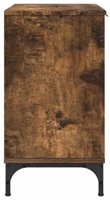 Fürdőszobai mosdószekrény Füstölt tölgy 60.5 x 33.5 x 61 cm