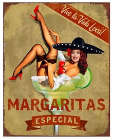 Fém retro falikép koktél Margaritas Especial