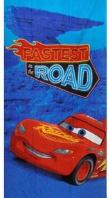 Gyermek törölköző CARS open road 70X140cm Setino