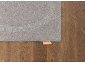 Szürke gyapjú szőnyeg 133x190 cm Morphic Organica – Agnella