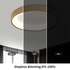 Brilagi - LED dimmelhető mennyezeti lámpatest FALCON MODERN LED/54W/230V 60 cm bézs+távirányító