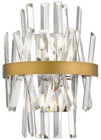 Zuma Line W0567-02D-B57G - Fali lámpa CONSTANTINOPLE 2xG9/28W/230V arany