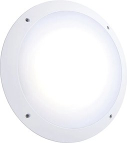 ENDON 78609 SERAN MICROWAVE Modern Kültéri Fali Lámpa Matt Fehér, Opál LED IP44