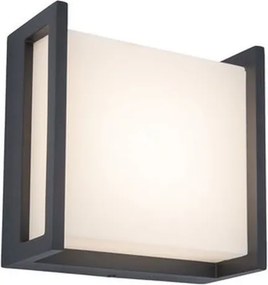 LUTEC 5195401118 QUBO Modern Kültéri Fali Lámpa Antracit LED IP44